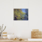 クロード・モネの《エプト川の曲がり角、ジヴェルニー》 ポスター (キッチン)