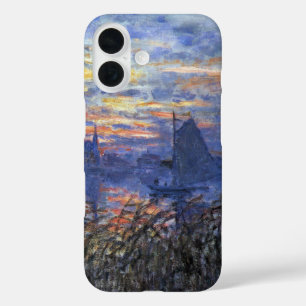 クロード・モネの『サンセットの海の景色』 iPhone 16ケース