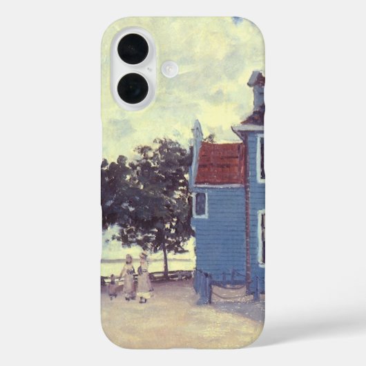 クロード・モネの「ザーンダムの青い家」 Case-Mate iPhoneケース (裏面)