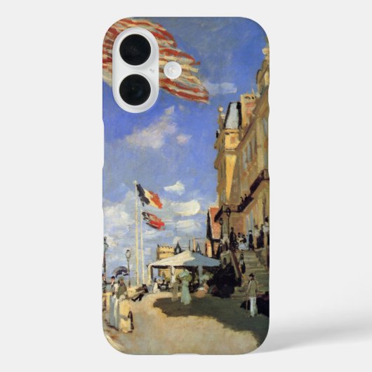 クロード・モネの「トロヴィーユのロシュ・ノワール酒店」 Case-Mate iPhoneケース (裏面)