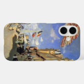 クロード・モネの「トロヴィーユのロシュ・ノワール酒店」 Case-Mate iPhoneケース (裏面 (横))
