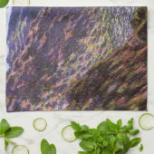 クロード・モネの『プチ・クルーズ、陽光』 キッチンタオル (折り畳み)