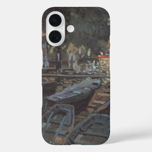 クロード・モネの「ラ・グルヌイエールでの水浴」 Case-Mate iPhoneケース (裏面)