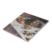 クロード・モネの「リンゴとブドウのある静物画」 タイル (側面)