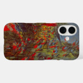 クロード・モネの「ル・モントルジェイユ通りとフランス国旗」 Case-Mate iPhoneケース (裏面 (横))