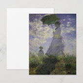 クロード・モネの「傘の女性」、ヴィンテージアート (正面/裏面)