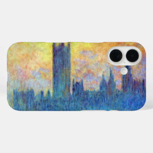 クロード・モネの『冬のロンドン議会』 iPhone 16ケース