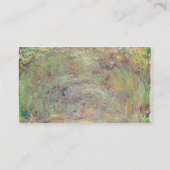 クロード・モネの|影で覆われた道 名刺 (裏面)