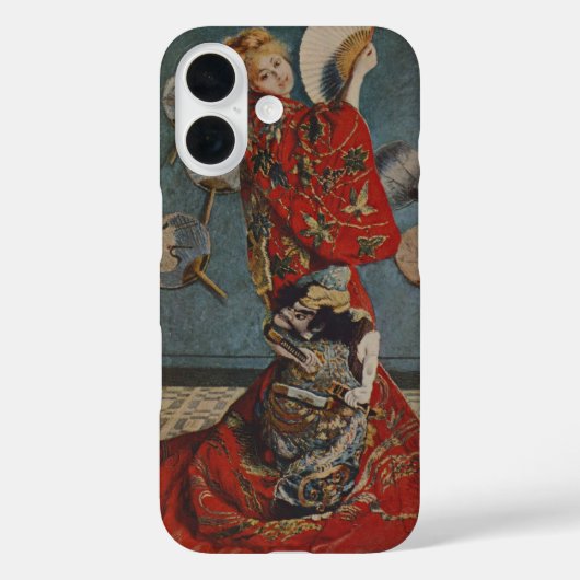 クロード・モネの「日本風の衣装のカミーユ・モネ」 Case-Mate iPhoneケース (裏面)