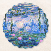 クロード・モネの『水芙蓉』、1919年、 ペーパーコースター (正面)