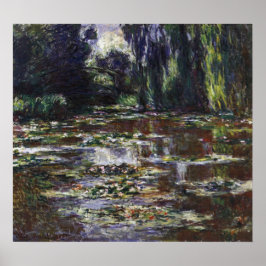 クロード・モネの『池の睡蓮』、ヴィンテージ・アート ポスター