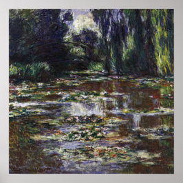 クロード・モネの『池の睡蓮』、ヴィンテージ・アート ポスター