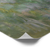 クロード・モネの『睡蓮の池』、ヴィンテージ ファインアート ポスター (角)