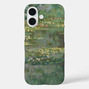 クロード・モネの『睡蓮の池』、ヴィンテージ ファインアート iPhone 16ケース