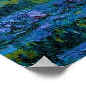 クロード・モネの『睡蓮』と日本橋をフィーチャーした、モダンでドラマチックなウェディングデザイン ポスター (角)