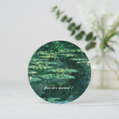 クロード・モネの『緑の池の睡蓮』 招待状 (スタンド正面)