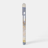 クロード・モネの『雪の効果、朝の麦穂』 iPhone 16ケース (左側面)