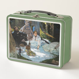 クロード・モネット - 草上の昼食、右パネル メタルランチボックス