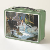 クロード・モネット - 草上の昼食、右パネル メタルランチボックス (裏面)