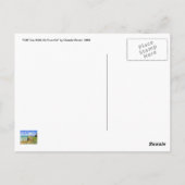 クロード・モネフランスのト – クリフトップ – 印象派 ポストカード (裏面)