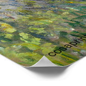 クロード・モネフランスのーの絵画有名な素晴らし芸術 ポスター (角)