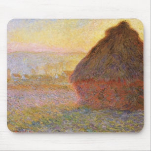 クロード・モネ印象派絵画のグレイスタックスI マウスパッド