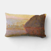 クロード・モネ印象派絵画のグレイスタックスI ランバークッション (裏面)