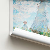 クロード・モネ女性パラソル・マダム彼女の息子1875アート ポスター