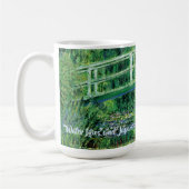 クロード・モネ日本のット・ウォーター・リリー&ブリッジ コーヒーマグカップ (左)