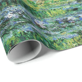 クロード・モネ日本のット・ウォーター・リリー&ブリッジ ラッピングペーパー (ロールコーナー)
