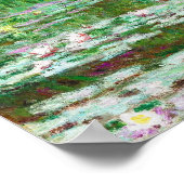 クロード・モネ日本のット：フットブリッジ ポスター (角)