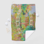 クロード・モネ日本のー – フットブリッジ，ジヴェルニー ゴルフタオル (インサイチュ)