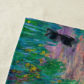 クロード・モネ日本のー – フットブリッジ，ジヴェルニー ビーチタオル (インサイチュ)