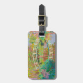 クロード・モネ日本のー – フットブリッジ，ジヴェルニー ラゲッジタグ (正面縦)