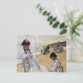 クロード・モネ母と子供の母の日のカード ポストカード (スタンド正面)