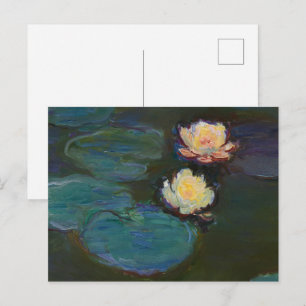 クロード・モネ睡蓮印象派油絵アート ポストカード