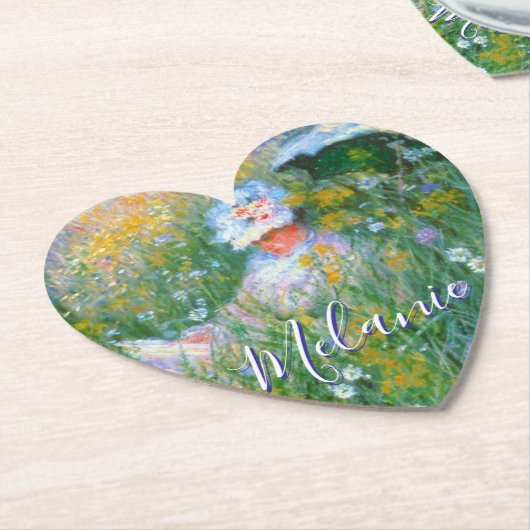 クロード・モネ絵を描のダンス・ラ・プレーリーの女神 ペーパーコースター (アングル)