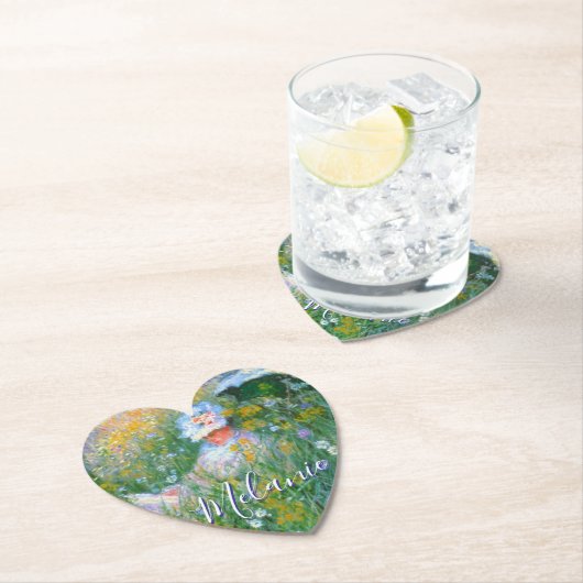 クロード・モネ絵を描のダンス・ラ・プレーリーの女神 ペーパーコースター (インサイチュ)