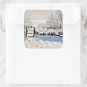 クロード・モネ絵画トのマグピー スクエアシール (バッグ)