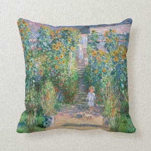 クロード・モネ芸術家の庭の絵画の枕 クッション