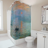 クロード・モネ著印象の日の出 シャワーカーテン (インサイチュ)