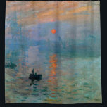 クロード・モネ著印象の日の出 シャワーカーテン<br><div class="desc">クロード・モネ著印象の日の出。
より興味深いデザインおよびより多くの色の選択のための私の店を訪問して下さい。
=> zazzle.com/iwheels*</div>