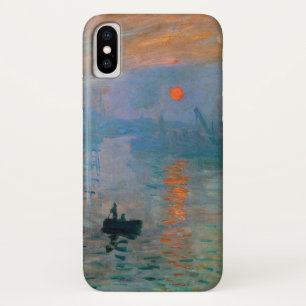 クロード・モネ著印象の日の出 iPhone X ケース