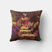 クロード・モネ著庭道 クッション (裏面)