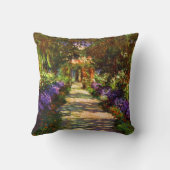 クロード・モネ著庭道 クッション (裏面)