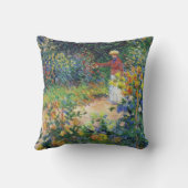 クロード・モネ著庭 クッション (裏面)