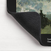 クロード・モネ著聖者のLazareの場所 マウスパッド (コーナー)