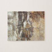 クロード・モネ著落日との雪の効果 ジグソーパズル (横)