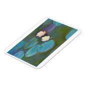 クロード・モネ著「ニンフェアス、19897-1898」 マグネット (左側)