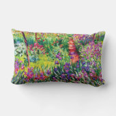 クロード・モネ著Givernyのアイリス庭 ランバークッション (裏面)